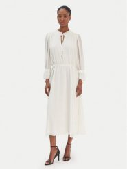 JOOP! Sukienka codzienna Dinah2 30100718 Écru Regular Fit. Sukienki Joop!, na co dzień, bez wzorów, z syntetyku, bez kołnierzyka, bez ramiączek, proste. Za 1,229.00 zł.