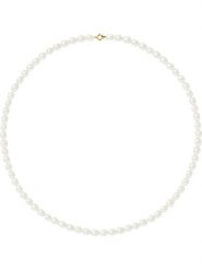 Pearline Naszyjnik perłowy w kolorze białym - dł. 42 cm rozmiar: onesize. Białe naszyjniki Pearline, z perłą, złote. Za 288.52 zł.