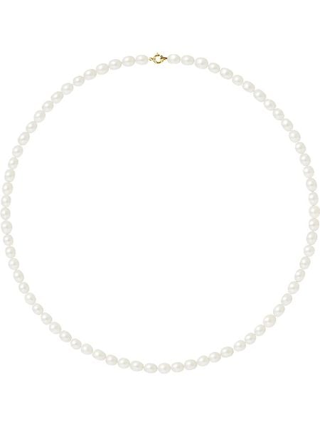 Pearline Naszyjnik perłowy w kolorze białym - dł. 42 cm rozmiar: onesize. Białe naszyjniki Pearline, z perłą, złote. Za 308.18 zł.