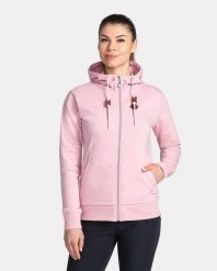 Damska bluza bez kaptura Kilpi TARALI-W. Czerwone bluzy Kilpi, bez wzorów, z bawełny, bez kaptura. Za 179.35 zł.
