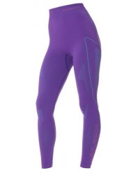 Termoaktywne damskie legginsy narciarskie Thermo. Fioletowe legginsy Brubeck, l, bez wzorów, z dzianiny, długie. Za 149.99 zł.