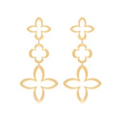 Kolczyki klipsy Lily, pozłacane. Kolczyki Lilou, pozłacane, z klipsem. Za 439.00 zł.