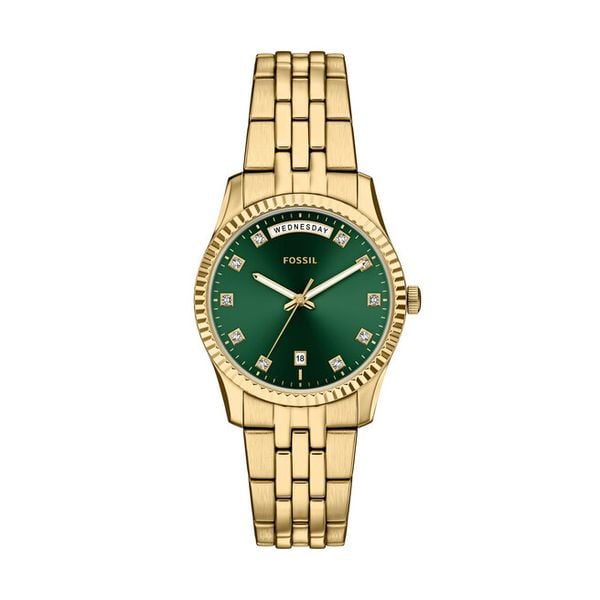 Zegarek Fossil. Żółte zegarki Fossil, złote. Za 789.99 zł.