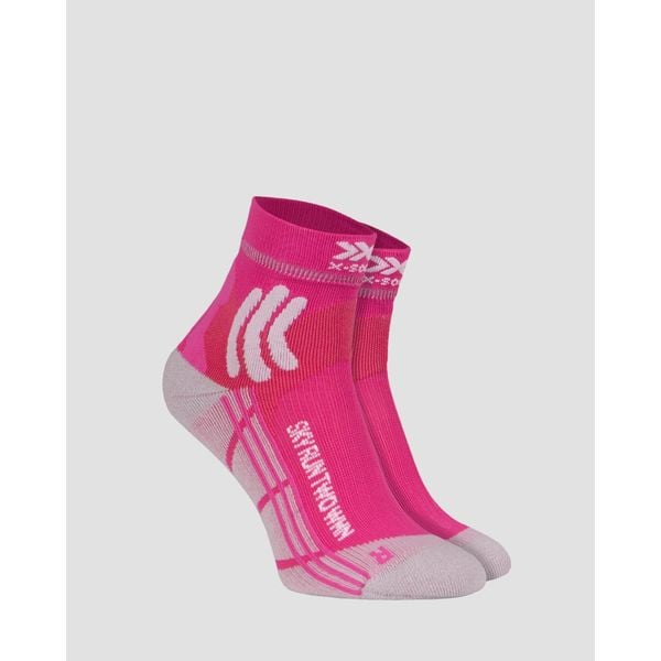 Skarpety biegowe damskie X-Socks Sky Run Two 4.0. Białe skarpety X Socks, bez wzorów. W wyprzedaży za 120.00 zł.