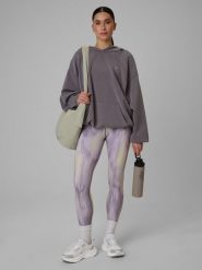 4F Legginsy treningowe szybkoschnące damskie - żółte L. Żółte legginsy 4f, l, bez wzorów, z podwyższonym stanem. Za 149.99 zł.