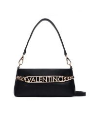 Valentino Torebka Eveline VBSA5S17 Czarny. Czarne listonoszki Valentino, bez wzorów, ze skóry, bez dodatków. Za 569.99 zł.