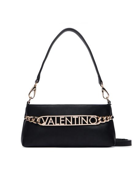 Valentino Torebka Eveline VBSA5S17 Czarny. Czarne listonoszki Valentino, bez wzorów, ze skóry, bez dodatków. Za 569.99 zł.