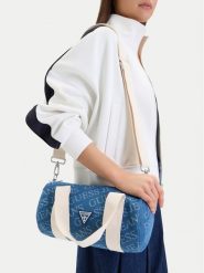 Guess Jeans Torebka CWBEO-GUESS-B-009-09 Niebieski. Niebieskie torebki klasyczne Guess Jeans, z aplikacjami, z jeansu, bez dodatków. Za 229.99 zł.