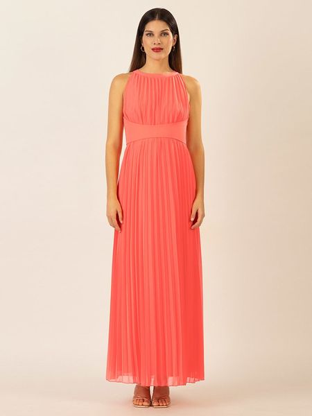 APART Sukienka w kolorze pomarańczowym rozmiar: 42. Pomarańczowe sukienki Apart, bez wzorów, bez kołnierzyka, bez ramiączek, maxi. Za 236.61 zł.