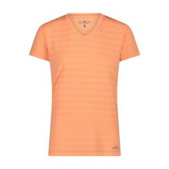 Koszulka damska CMP. Brązowe bluzki CMP, bez wzorów, z materiału, sportowe, bez kołnierzyka, bez ramiączek. Za 176.50 zł.