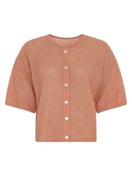 MOSS COPENHAGEN Kardigan w kolorze karmelowym rozmiar: M/L. Brązowe kardigany Moss Copenhagen, l, bez wzorów, z wełny. Za 264.95 zł.