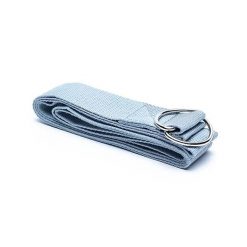 Pasek do jogi szary 183x4cm - elastyczny, trwały, idealny do treningu. Szare paski YOGI & YOGINI, bez wzorów, sportowe. Za 24.90 zł.