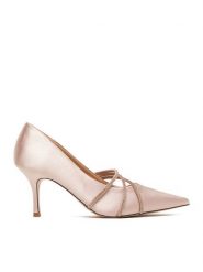 JENNY Szpilki CEO-6V9221-9 Różowy. Czerwone szpilki Jenny, bez wzorów, z materiału, bez obcasa, na szpilce, bez zapięcia. Za 139.99 zł.