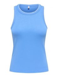 ONLY Top w kolorze błękitnym rozmiar: XL. Niebieskie topy Only, xl, bez wzorów, z bawełny, bez kołnierzyka, bez ramiączek. Za 43.68 zł.