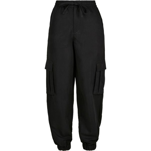 Spodnie damskie Urban Classic Twill. Czarne spodnie dresowe Urban Classics, bez wzorów. Za 244.50 zł.