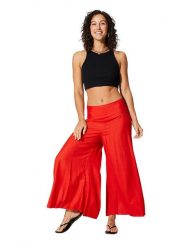 Aller Simplement Spodnie w kolorze czerwonym rozmiar: 38-42. Czerwone spodnie materiałowe Aller Simplement, bez wzorów, z materiału, z standardowym stanem. Za 56.99 zł.