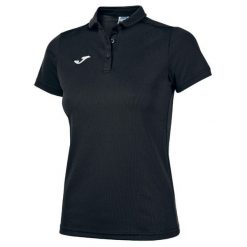 Koszulka polo do tenisa damska Joma Hobby. Czarne bluzki Joma, l, bez wzorów, sportowe, bez kołnierzyka, bez ramiączek. Za 101.99 zł.