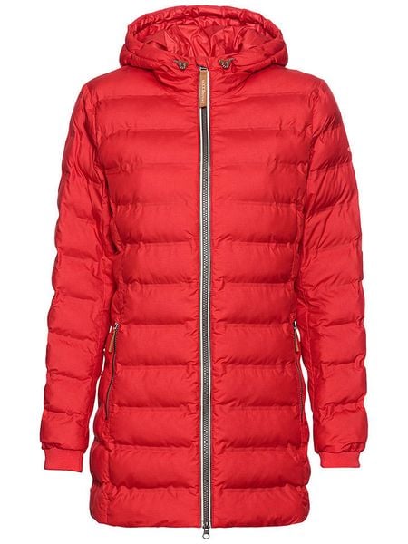 Camel Active Płaszcz pikowany w kolorze czerwonym rozmiar: 44. Czerwone płaszcze Camel Active, bez wzorów, bez kaptura. Za 437.17 zł.