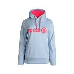 Bluza damska DUERO W V4 z regulowanym kapturem, logo i kieszenią z przodu. Niebieskie bluzy Izas, m, bez wzorów. Za 182.57 zł.