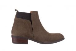 Botki Bayla-161 061-2004 Khaki, Zielony, Skóra naturalna - 36. Zielone botki Bayla, na zimę, bez wzorów, ze skóry, bez obcasa, bez zapięcia. W wyprzedaży za 152.10 zł.