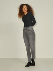 JJXX Koszulka w kolorze czarnym rozmiar: M. Czarne bluzki JJXX, m, bez wzorów, prążkowane, bez kołnierzyka, bez ramiączek. Za 60.99 zł.