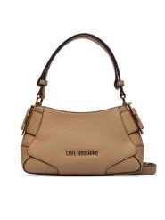 LOVE MOSCHINO Torebka JC4098PP1PLT1105 Beżowy. Brązowe torebki klasyczne Love Moschino, bez wzorów, ze skóry, bez dodatków. Za 949.99 zł.