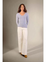 Perfect Cashmere Kaszmirowy sweter "Chelsea" w kolorze błękitnym rozmiar: M. Niebieskie swetry Perfect Cashmere, m, bez wzorów, z kaszmiru, bez ramiączek. Za 456.99 zł.