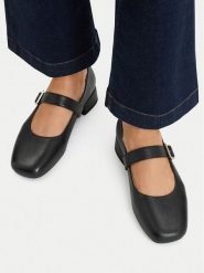 U.S. Polo Assn. Baleriny Amelia001-Blk EO-AMELIA001W/GL1 Czarny. Czarne baleriny U.S. Polo Assn., bez wzorów, bez obcasa. Za 299.99 zł.