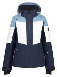 Icepeak Kurtka narciarska "Florala" w kolorze granatowo-biało-błękitnym rozmiar: 36. Białe kurtki narciarskie Icepeak, m, bez wzorów, z materiału, bez kaptura, narciarskie. Za 407.90 zł.