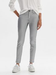 OPUS Dżinsy - Slim fit - w kolorze srebrnym rozmiar: 38/L28. Szare jeansy Opus, l, bez wzorów, z podwyższonym stanem. Za 121.99 zł.