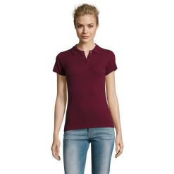 Damska Koszulka Polo Perfect. Brązowe koszulki polo SOL'S, m, bez wzorów, bez kołnierzyka, bez ramiączek. Za 75.99 zł.