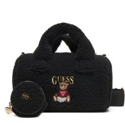 Torebka Guess. Czarne torebki klasyczne Guess, z aplikacjami, bez dodatków. Za 249.99 zł.