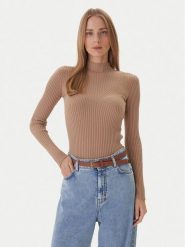 Kontatto Sweter 3M0814C Beżowy Regular Fit. Brązowe swetry Kontatto, m, bez wzorów, z syntetyku, bez ramiączek. Za 319.99 zł.