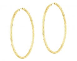 Złote kolczyki - koła. Żółte kolczyki Apart, złote. Za 2,389.00 zł.