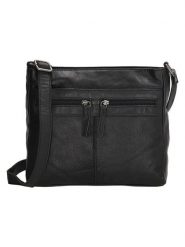 Beagles Torebka "Maspalomas" w kolorze czarnym - 25 x 22 x 8 cm rozmiar: onesize. Czarne torby na ramię Beagles, bez wzorów, z materiału, na ramię, bez dodatków. Za 152.99 zł.