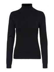 Vero Moda Sweter "Glory" w kolorze czarnym rozmiar: M. Czarne swetry Vero Moda, m, bez wzorów, bez ramiączek. Za 92.21 zł.