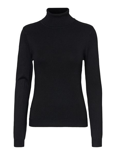 Vero Moda Sweter "Glory" w kolorze czarnym rozmiar: L. Czarne swetry Vero Moda, l, bez wzorów, bez ramiączek. Za 65.07 zł.