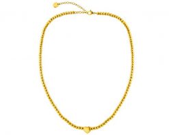 Naszyjnik ze stali szlachetnej - serce, kulki. Naszyjniki Elixa, ze stali. Za 199.00 zł.