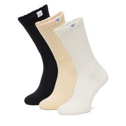 Skarpety Roxy. Białe skarpety Roxy, bez wzorów. Za 44.99 zł.
