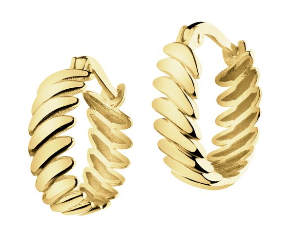 Złote kolczyki - koła. Żółte kolczyki Apart, złote. Za 2,169.00 zł.