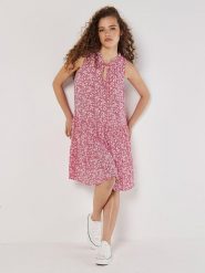 Apricot Sukienka w kolorze czerwonym rozmiar: L. Czerwone sukienki Apricot, na co dzień, l, bez wzorów, z wiskozy, bez kołnierzyka, bez ramiączek, midi, proste. Za 78.99 zł.