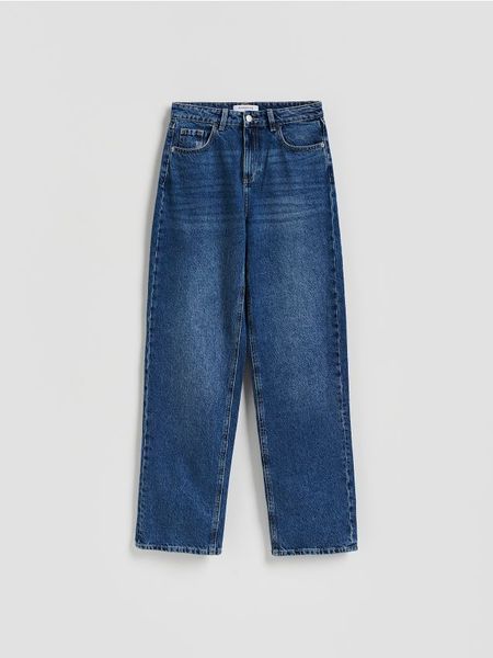 Jeansy regular - niebieski. Niebieskie jeansy Reserved, bez wzorów. Za 139.99 zł.