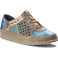 Espadryle MACIEJKA - 03339-06/00-5 Niebieski. Niebieskie espadryle Maciejka, bez wzorów, z nubiku, bez obcasa, bez zapięcia. W wyprzedaży za 199.00 zł.