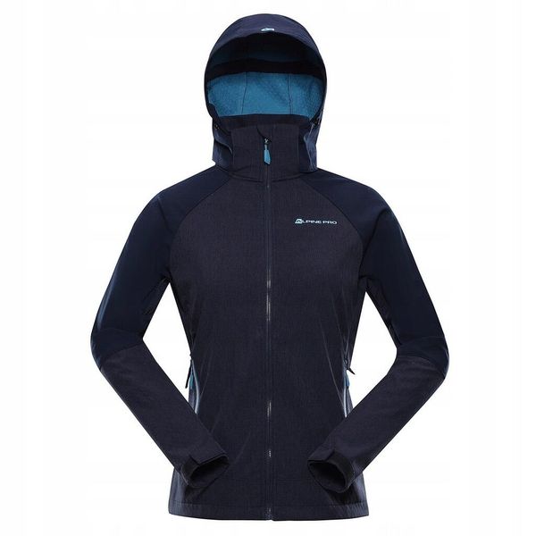 Kurtka damska trekkingowa softshell Alpine Pro Lanca. Niebieskie kurtki sportowe Alpine Pro, bez wzorów, z softshellu, bez kaptura, trekkingowe. W wyprzedaży za 319.00 zł.