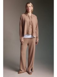 Cotton Candy Sweter w kolorze jasnobrązowym rozmiar: M. Brązowe swetry Cotton Candy, m, bez wzorów, bez ramiączek. Za 126.75 zł.