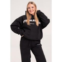 Bluza fitness damska Gym Glamour college. Czarne bluzy GYM GLAMOUR, l, bez wzorów, bez kaptura. Za 169.99 zł.