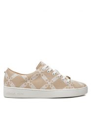 MICHAEL Michael Kors Tenisówki Keaton 43R4KTFS1Y Beżowy. Brązowe trampki MICHAEL Michael Kors, bez wzorów, z materiału, bez zapięcia. Za 459.99 zł.