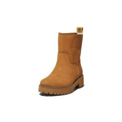 Buty zimowe damskie, Timberland Carnaby Cool Wrmpullon WR. Brązowe trekkingi Timberland, trekkingowe. Za 649.99 zł.