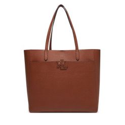 Torebka LAUREN RALPH LAUREN. Brązowe shopper Lauren Ralph Lauren, bez wzorów, bez dodatków. Za 1,299.00 zł.