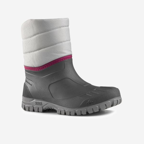 Second Life - Buty turystyczne śniegowce damskie Quechua... - Stan Doskonały. Czerwone trapery i śniegowce QUECHUA, z materiału. Za 63.99 zł.